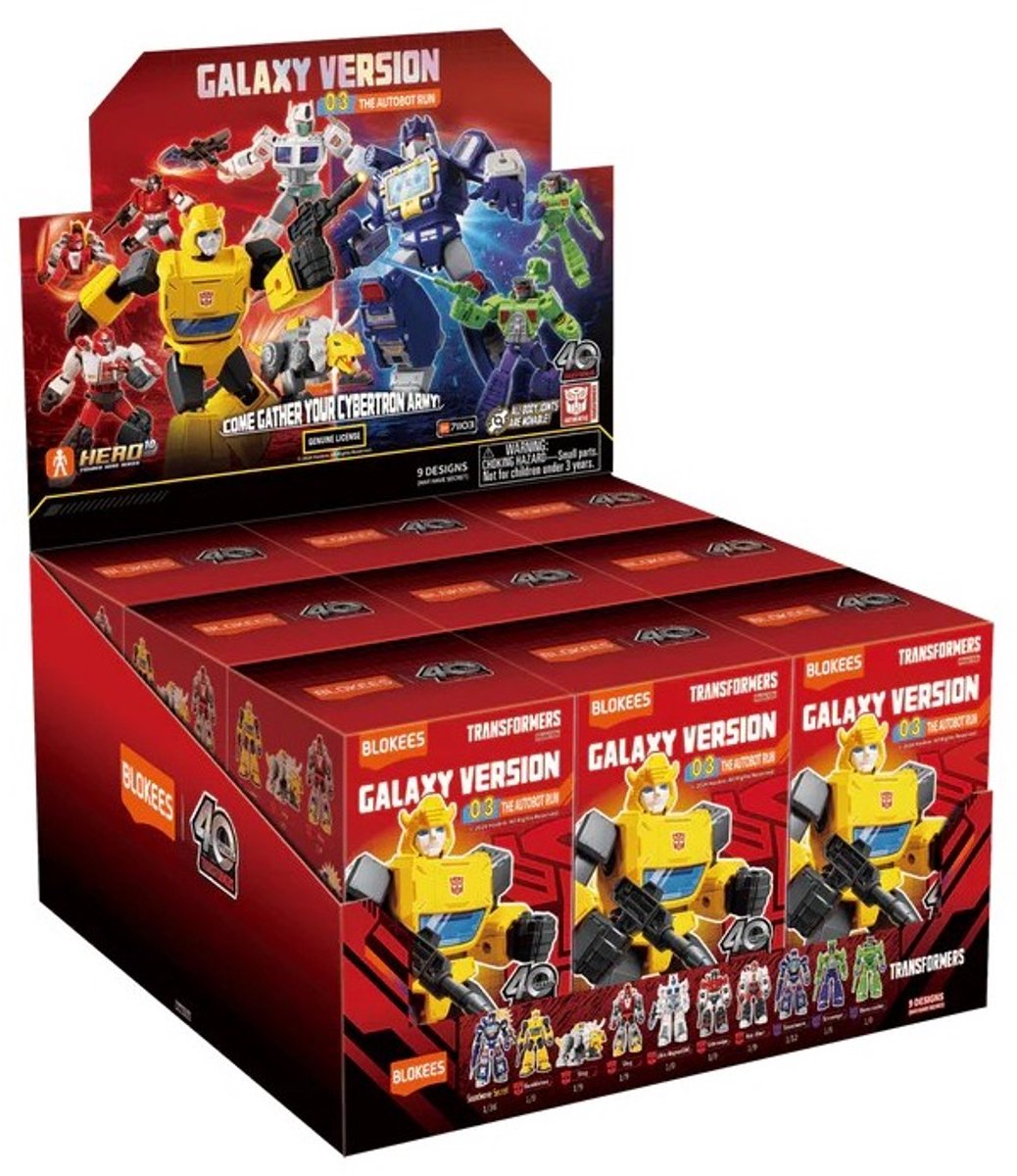 Transformers - Galaxy Version 03 - The Autobot Run [Counter Display Box]
